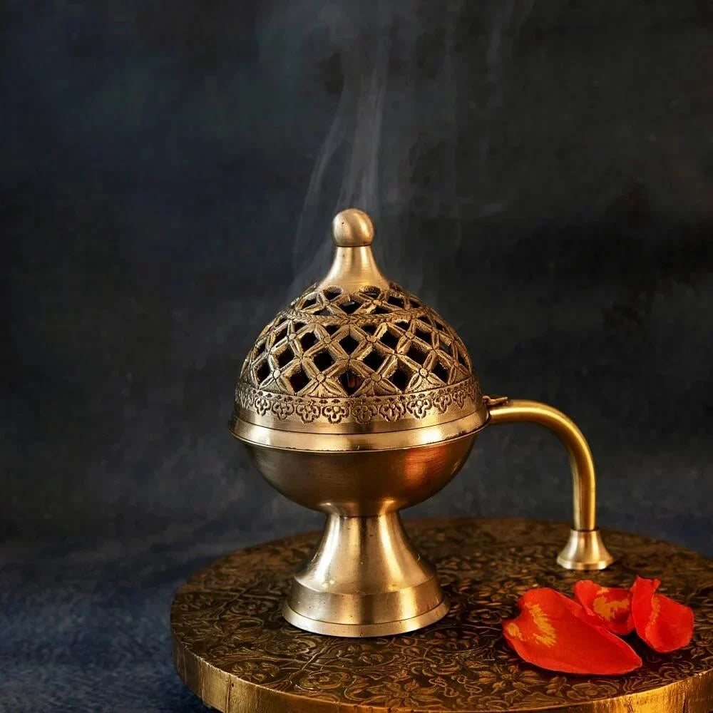 Brass Dhoop Dani/Loban Burner