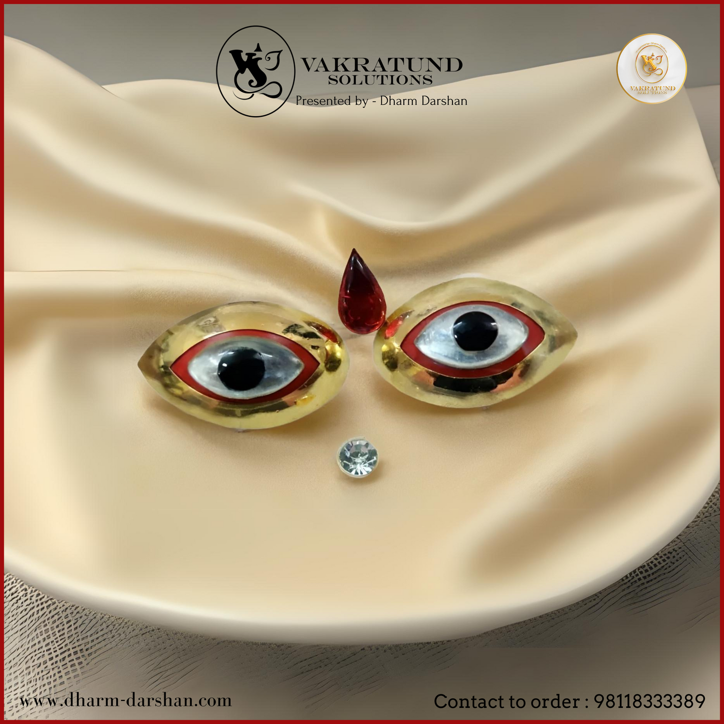 Khatu Shyam ji  Crystal Eyes