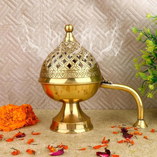 Brass Dhoop Dani/Loban Burner