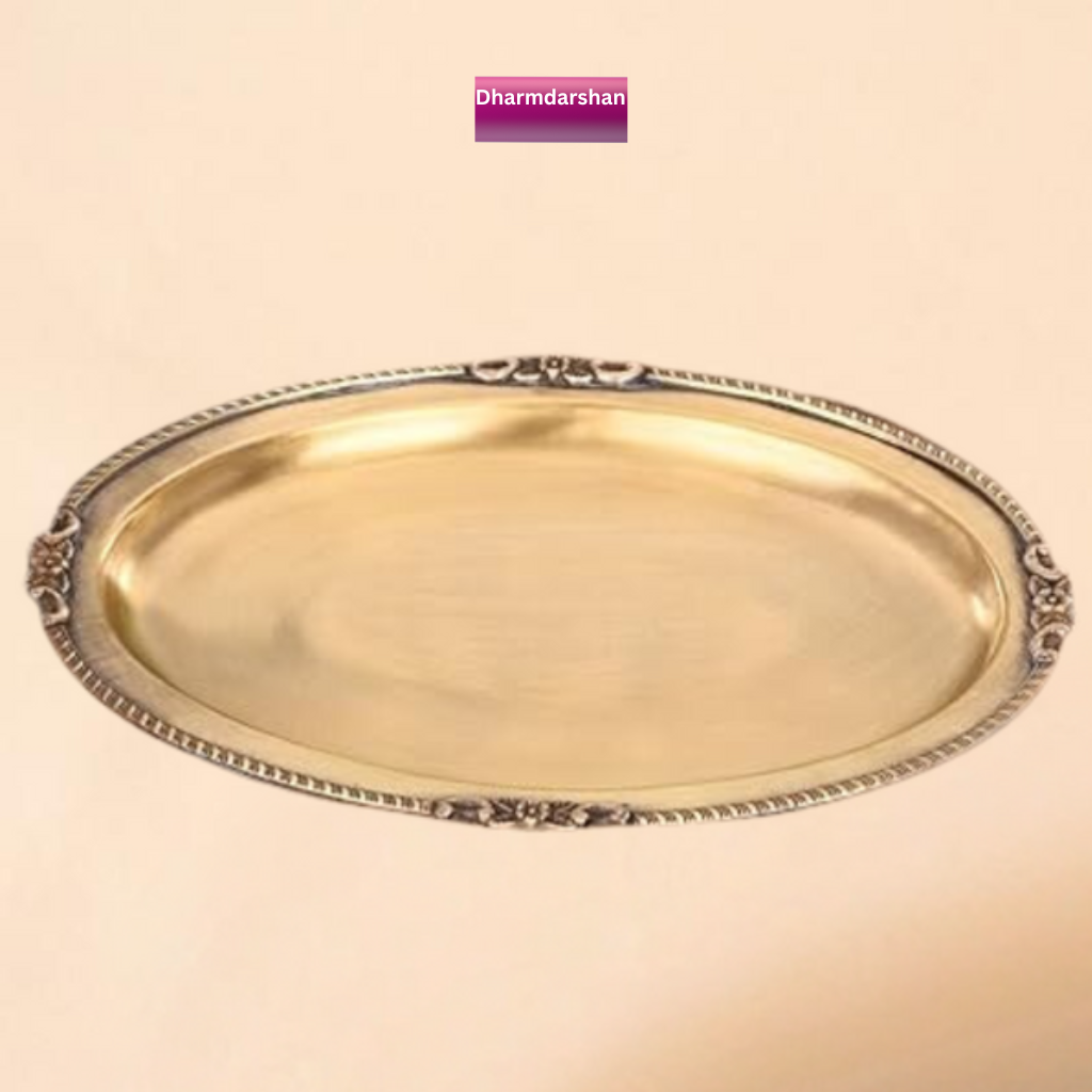 Brass Serving Boxes with Tray