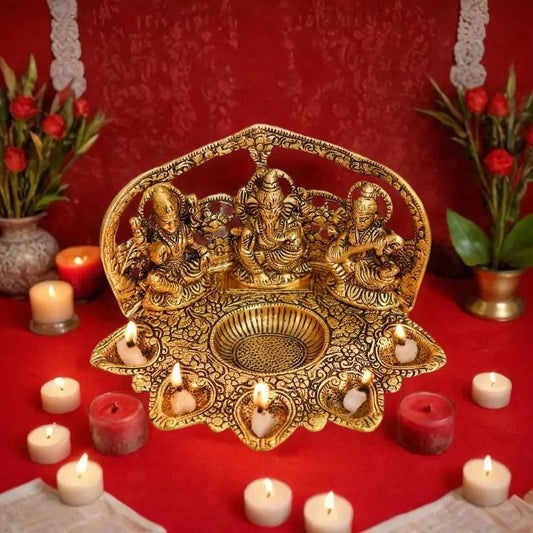 Lakshmi Ganesh Saraswati Panch Diya
