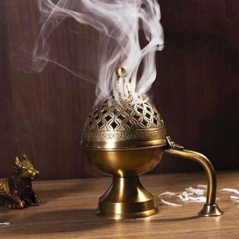 Brass Dhoop Dani/Loban Burner