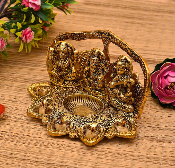 Lakshmi Ganesh Saraswati Panch Diya